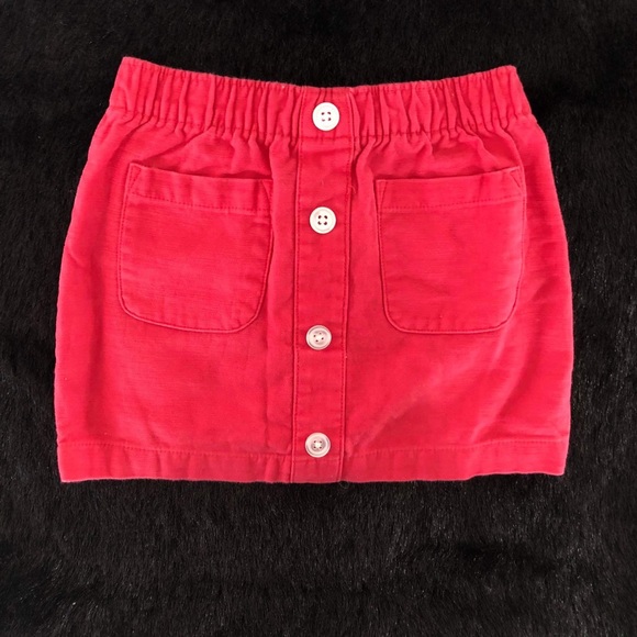 Carter’s Toddler Skirt Red Sz 4T Pockets Cotton - Picture 6 of 6
